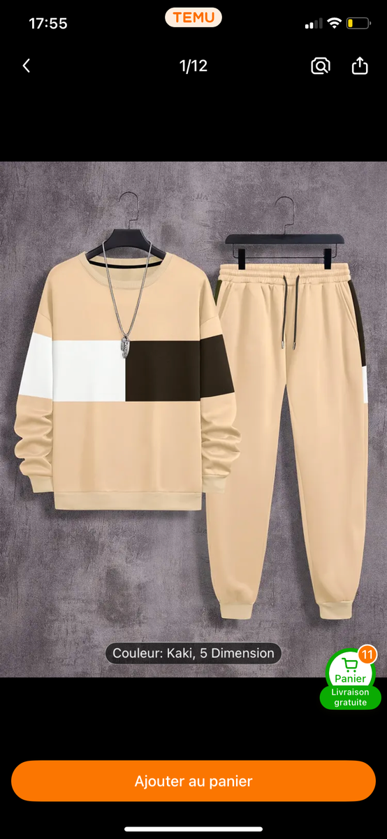 Ensemble sportif élégant