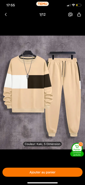 Ensemble sportif élégant