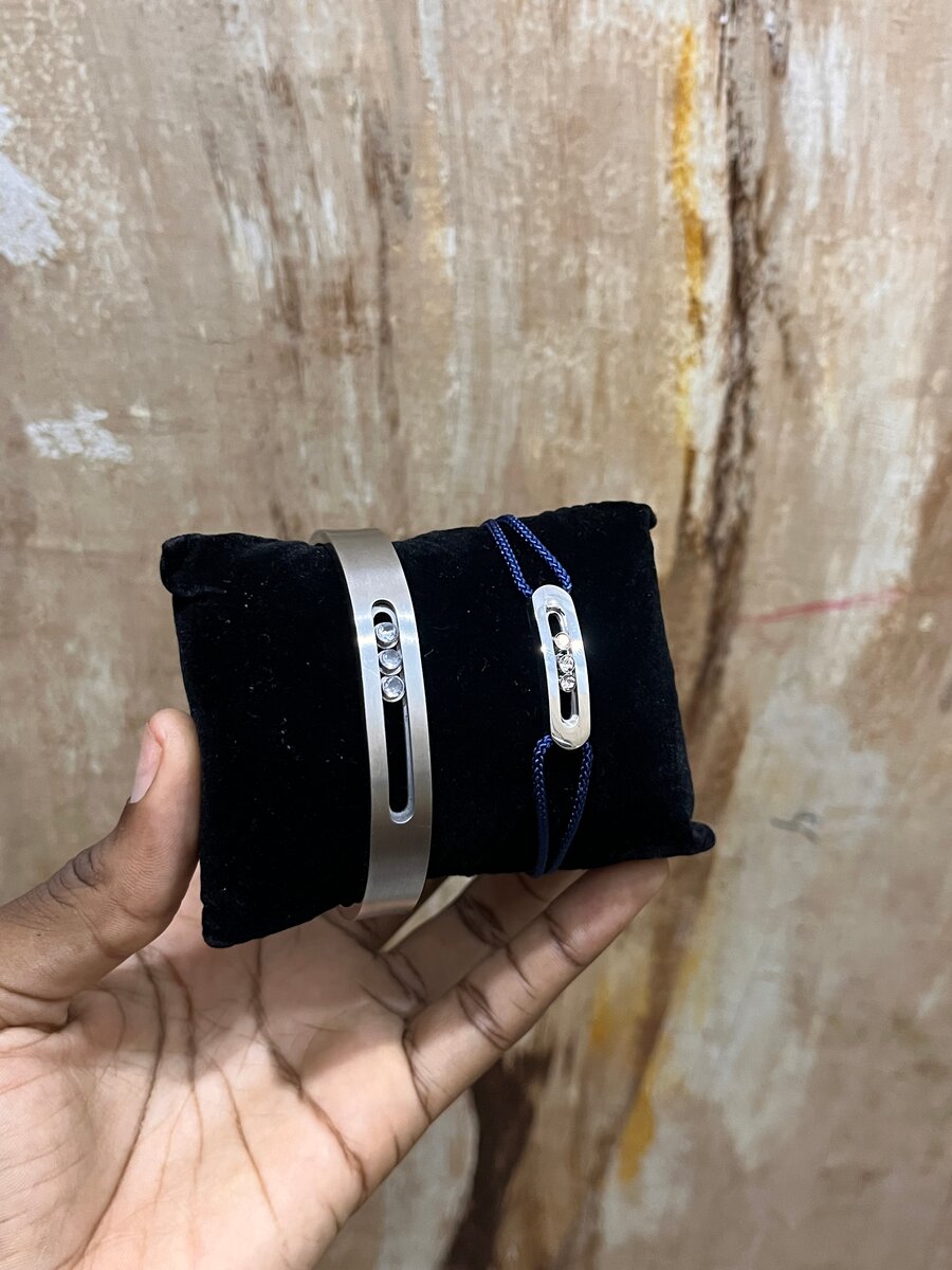 Bracelet Duo Élégant en Métal