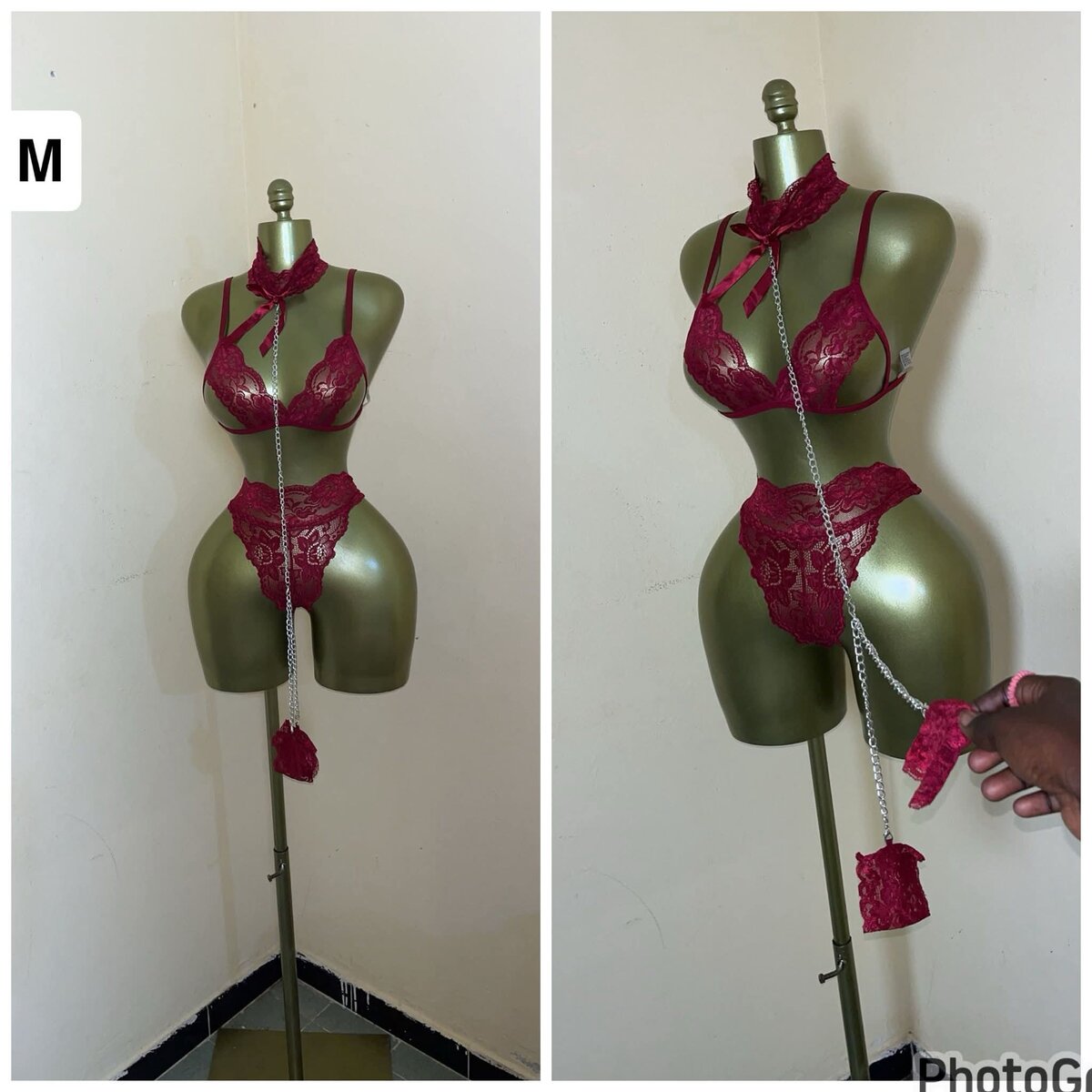 Ensemble lingerie sexy dentelle