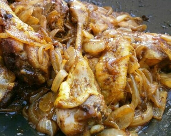 Attiéké poulet sauté