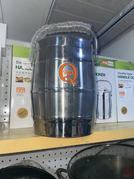 Cuit-vapeur double couche inox