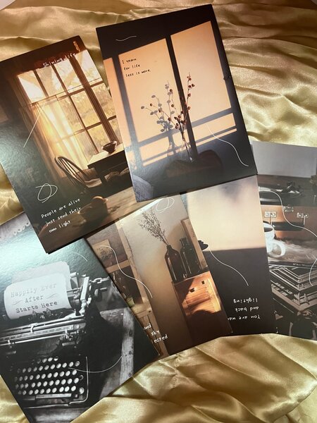 Cartes postales décoratives vintage