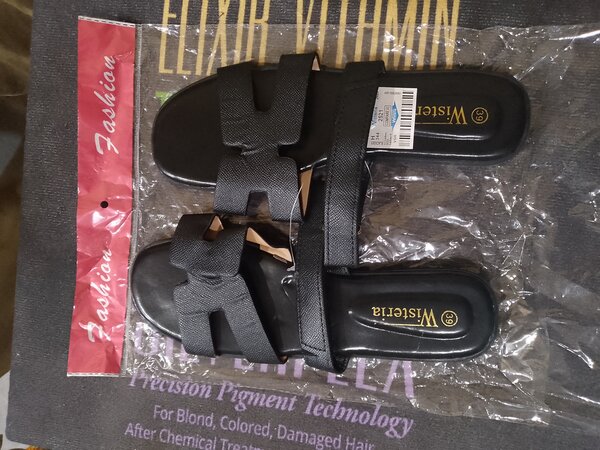 Sandales noires Wiselia homme