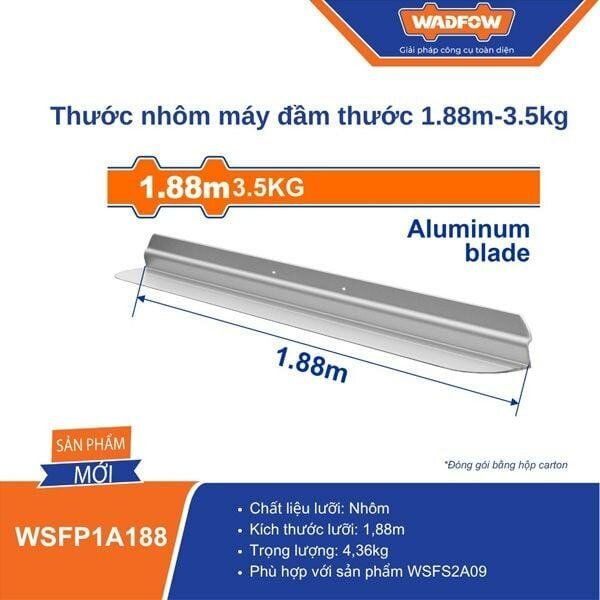 Règle en aluminium robuste 1.88m