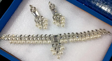 Chaandi Polish Kundan Party Set