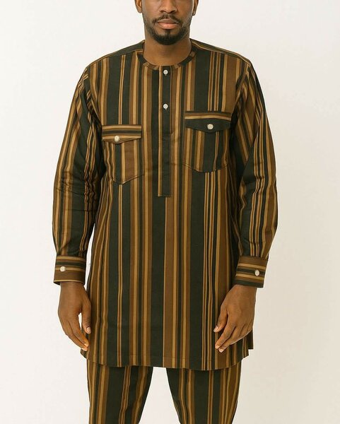 Tunique rayée homme élégante