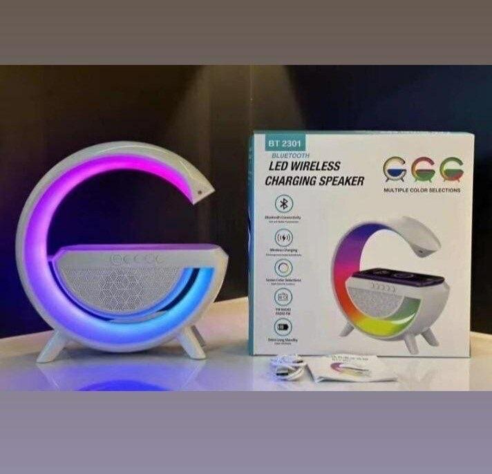 Wireless charging speakers