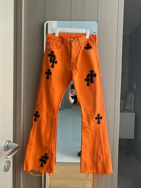 Pantalon Flare Orange
