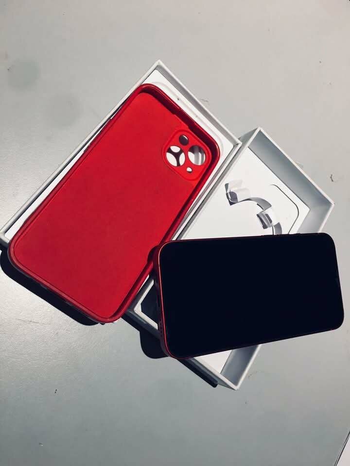 Coque rouge pour iPhone