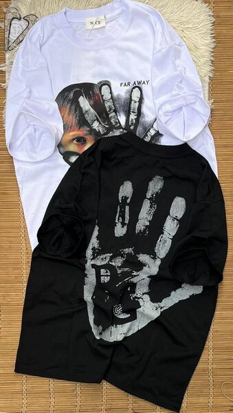 T-shirts tendance graphiques modernes