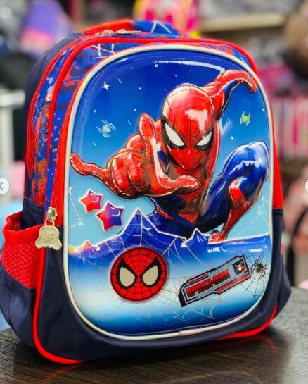 Spiderman Print Backpack