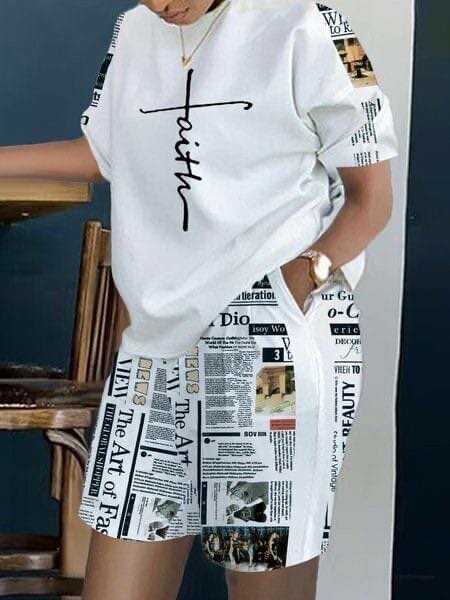 Ensemble T-shirt et Short Imprimé