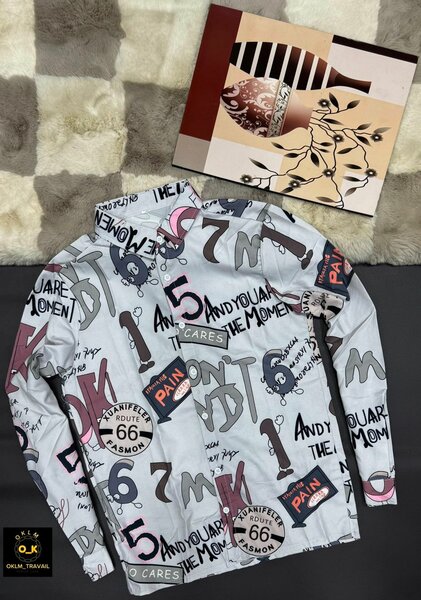 Chemise imprimée tendance