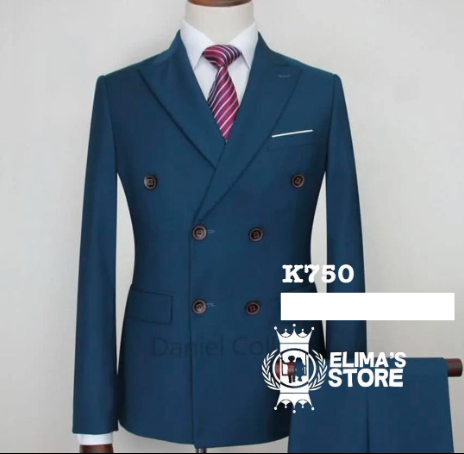 men's suit blue