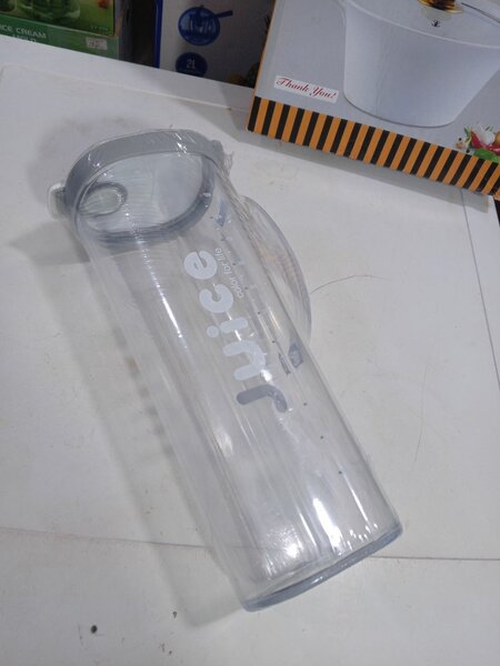 Plastic juice jar