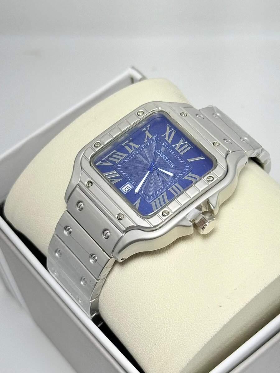 Montre élégante en acier