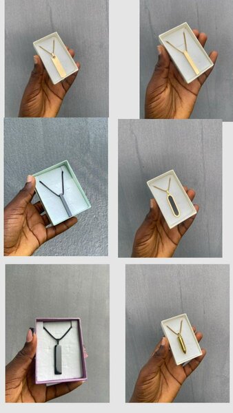 Collier Pendentif en Acier Inoxydable