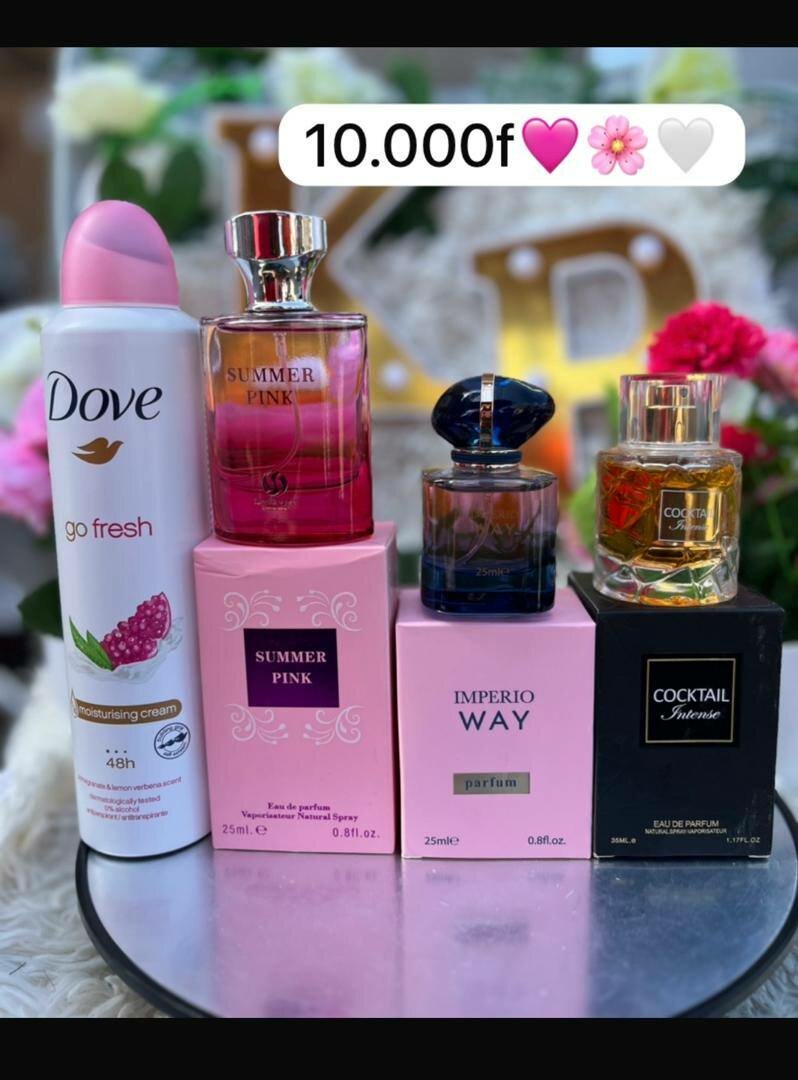 Parfums et déodorants élégants