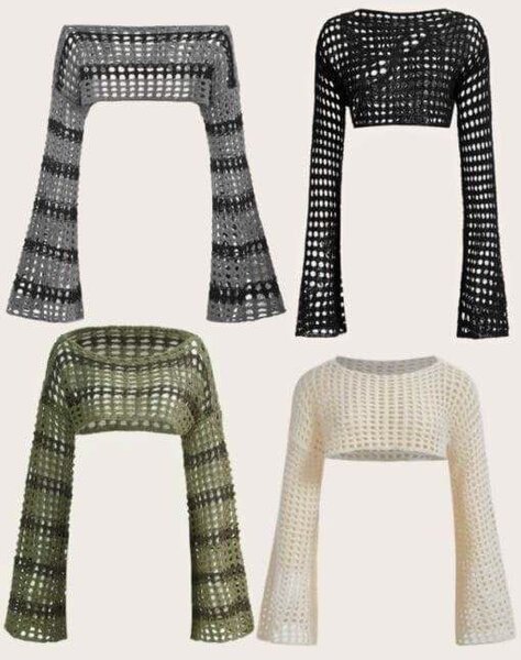 Chic Tops Crochet Femme