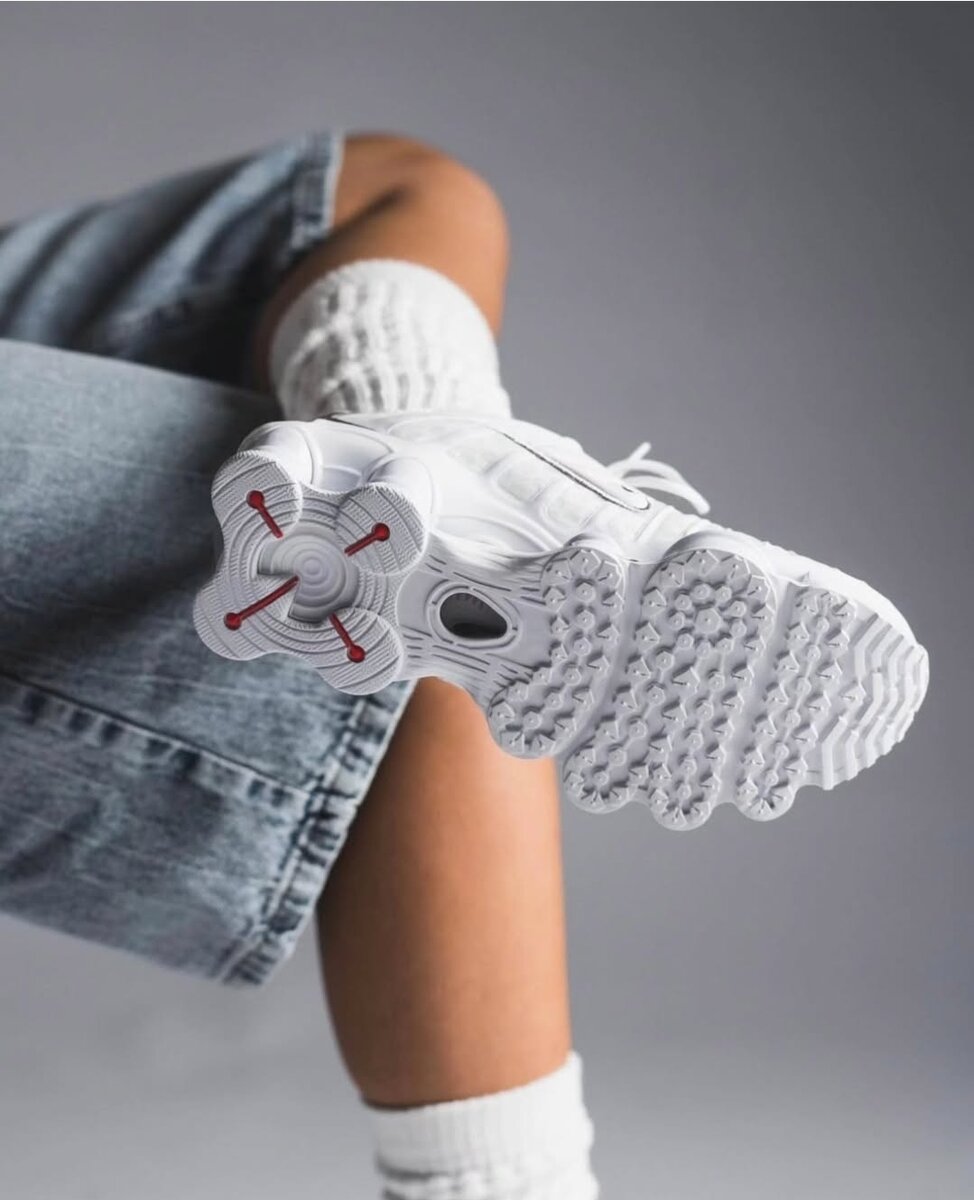 Baskets Nike Shox Blanc