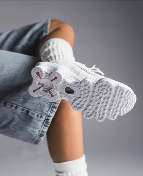 Baskets Nike Shox Blanc