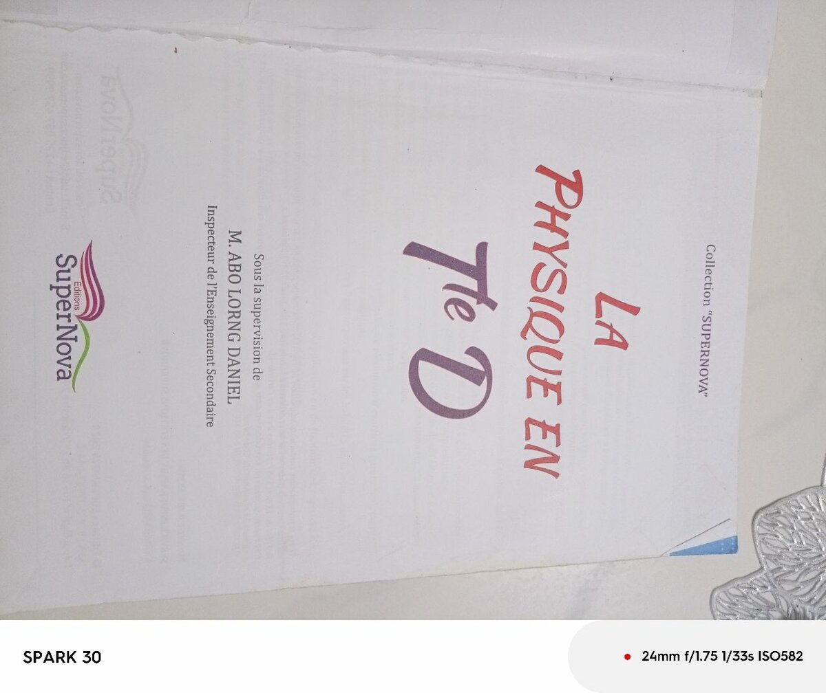 Livre Physique Terminale