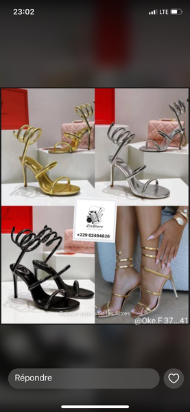 Sandales à talons élégantes