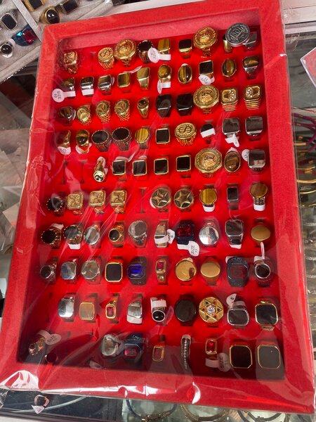 Bagues homme élégantes métal