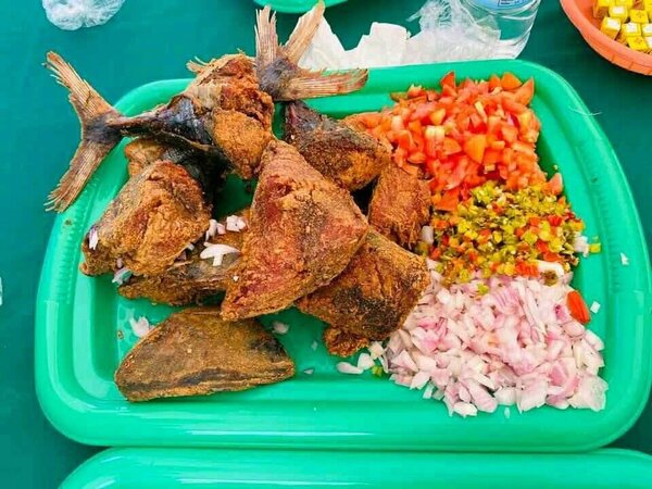 Poisson grillé épicé