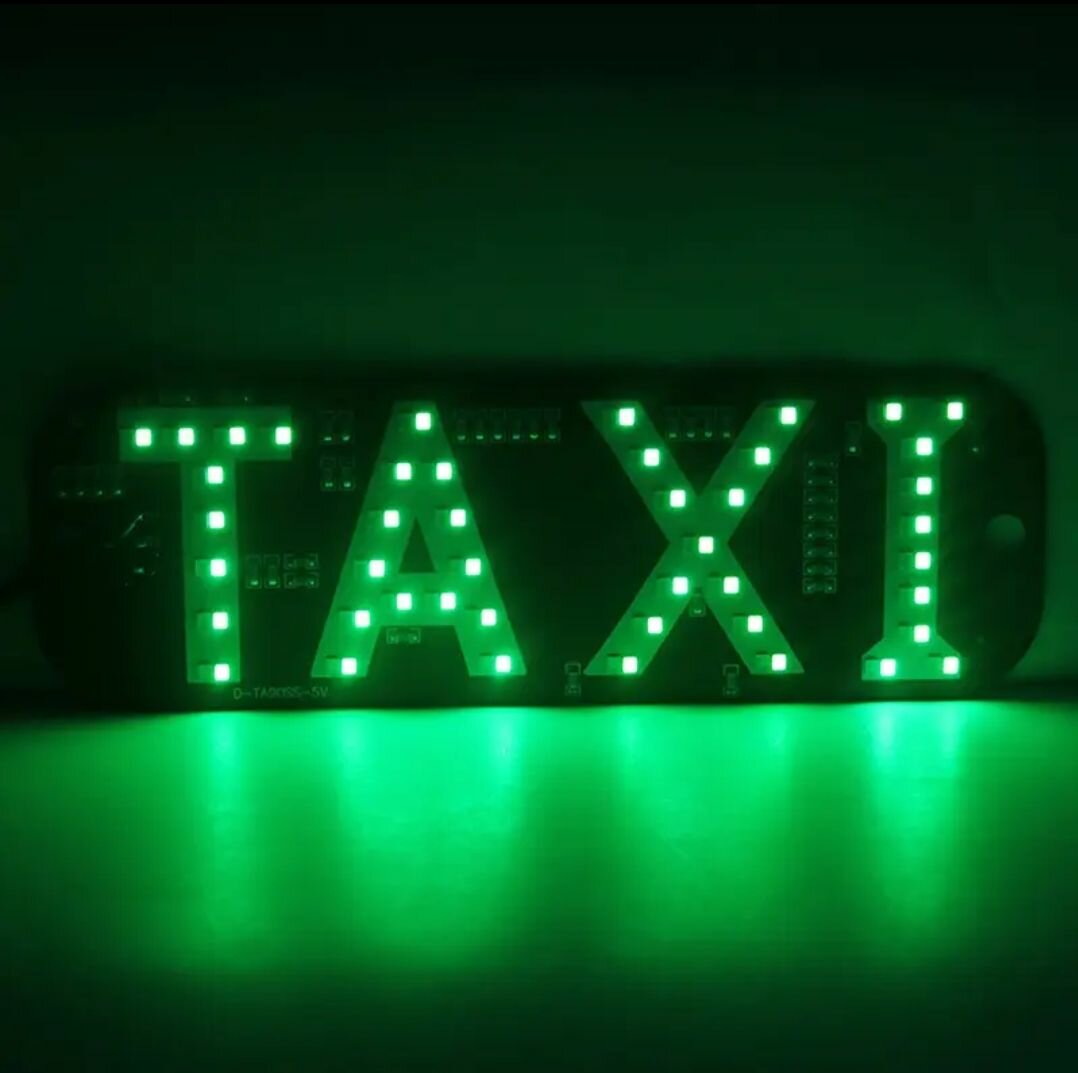 Plaque LED Taxi Lumière