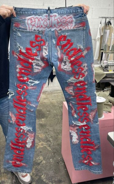 Jeans streetwear personnalisés