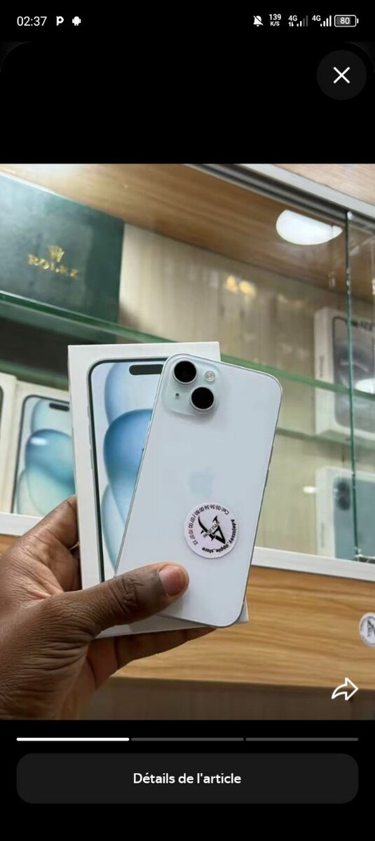 Smartphone moderne haut de gamme