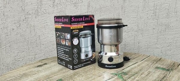 Moulin à café électrique en inox