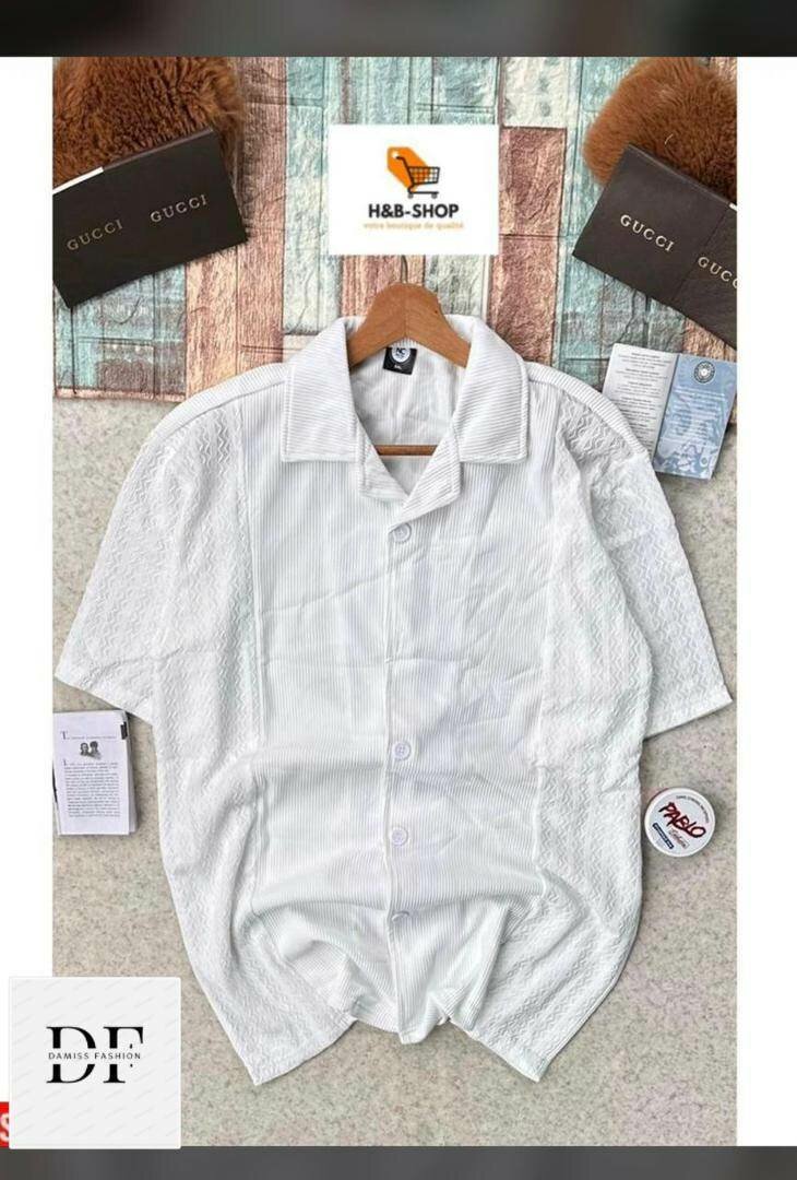 Chemise blanche élégante homme