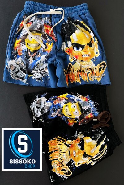 Shorts de plage graffiti