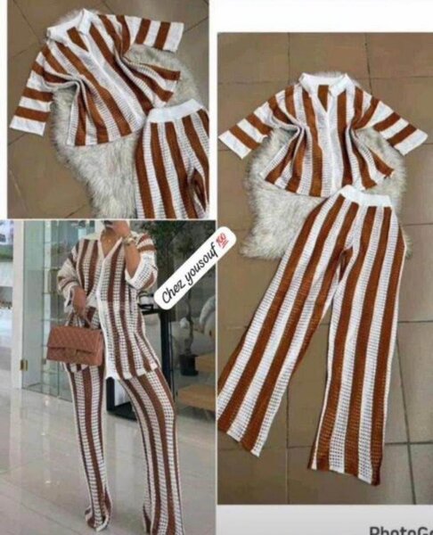 Robe tricotée élégante