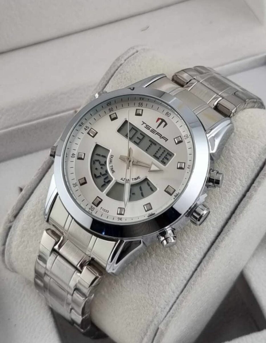 Montre Mixte Digital Or