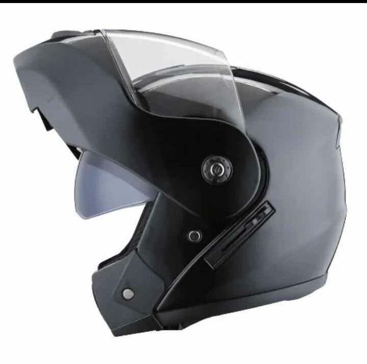 Casque modulable moto noir