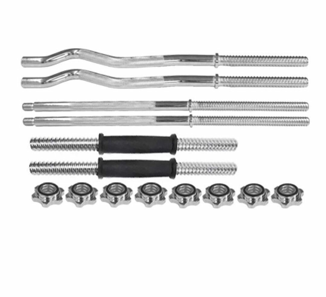 55 Kg Dumbbell Set Adjustable Chrome Plate