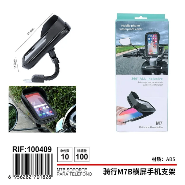 Support téléphone moto étanche