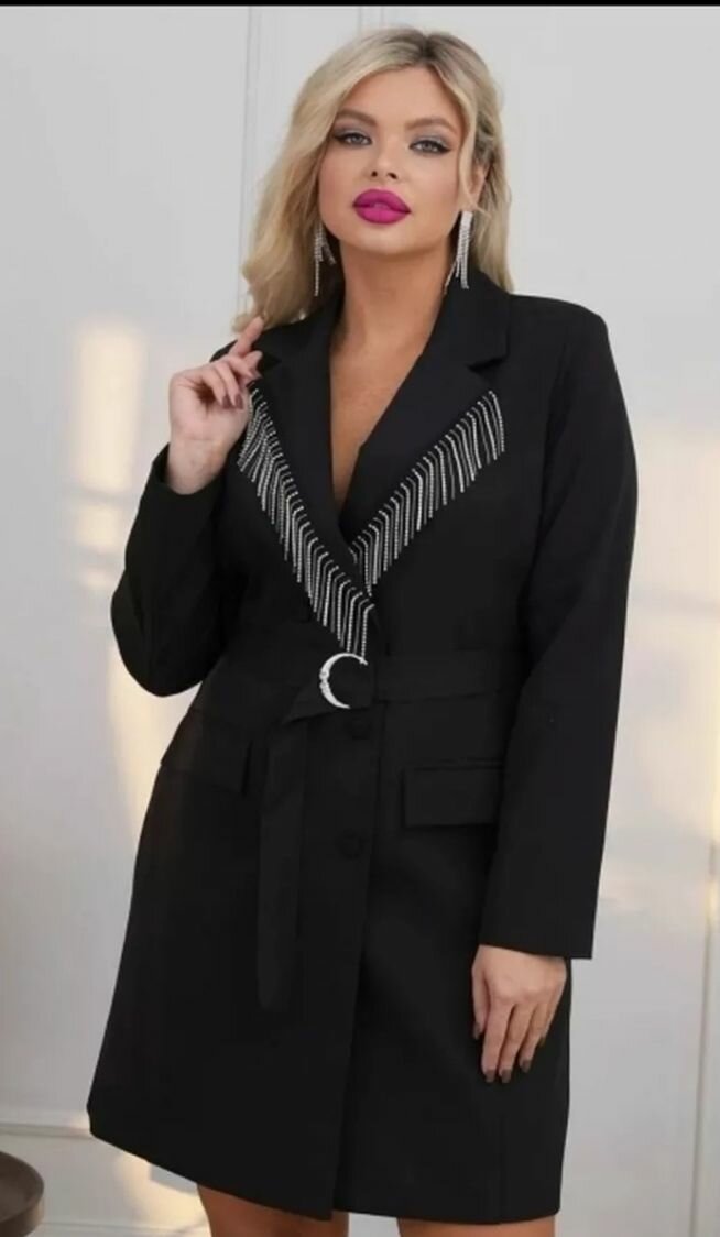 Женский костюм- платье, размер 52