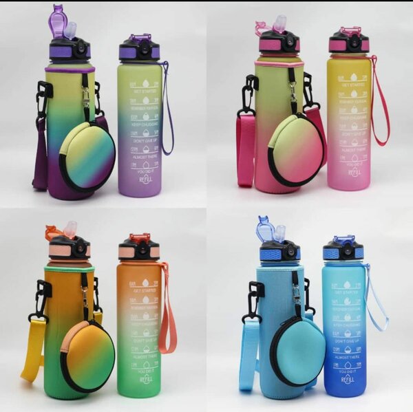 Bouteille d'eau avec étui