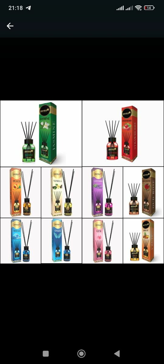 Diffuseur de parfum en bâtonne