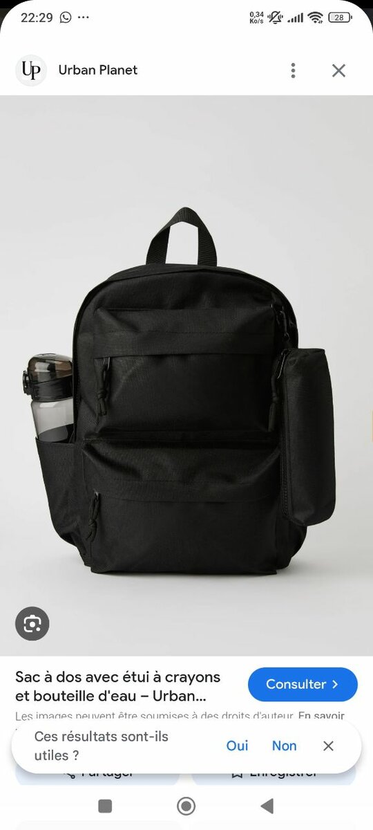 Sac à dos urbain avec poches multiples