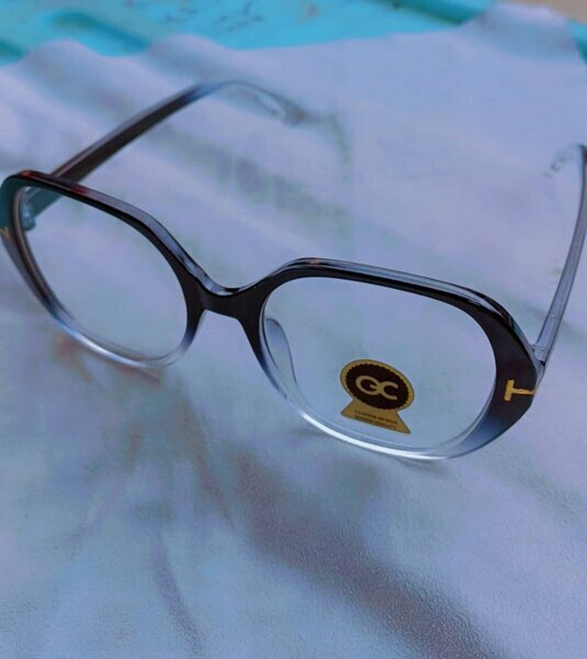 Lunettes femme rondes noir/gris