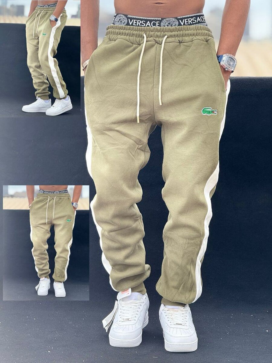 Pantalon de survêtement kaki homme