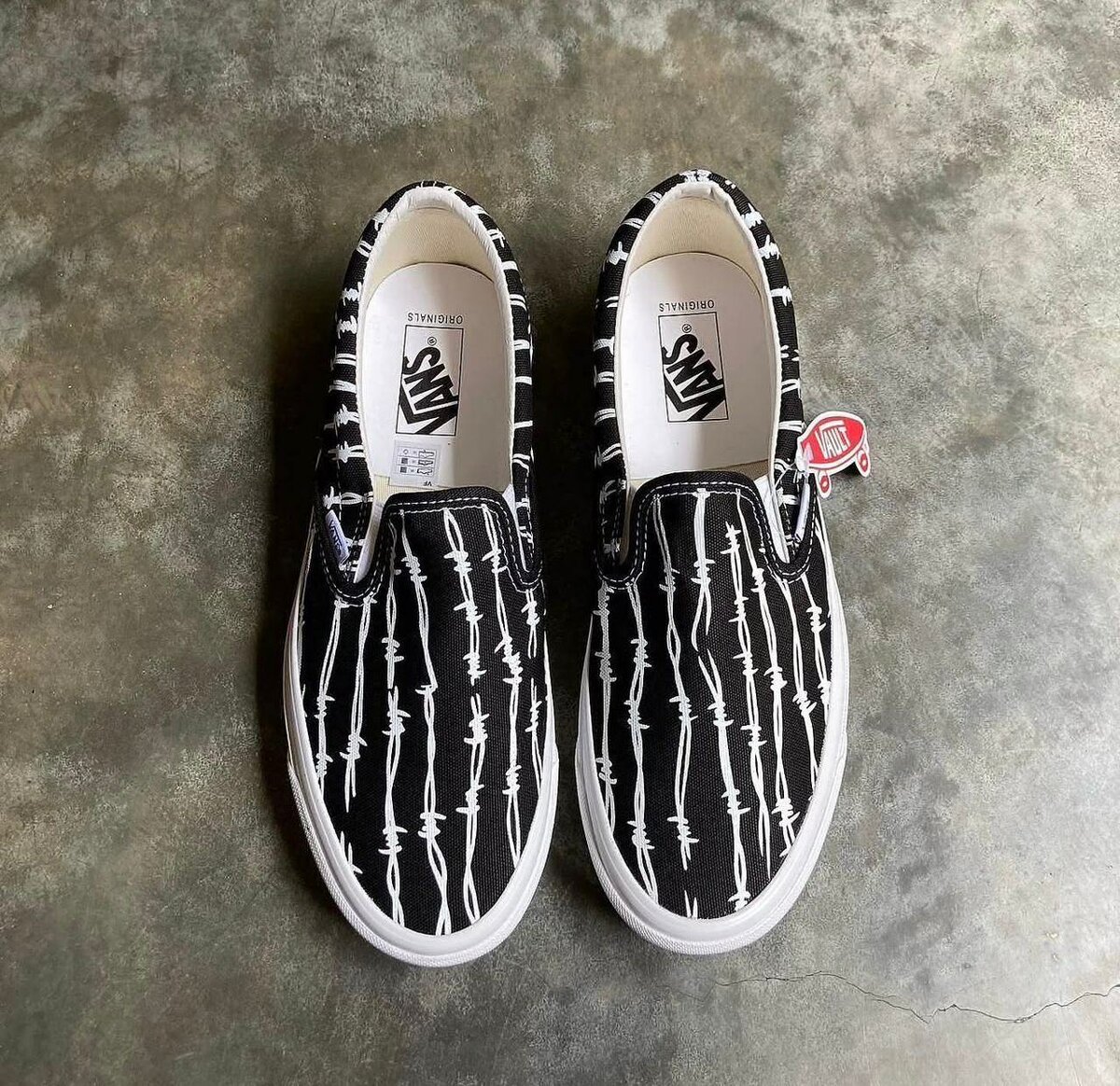 Vans Slip-On Barbelés Noir