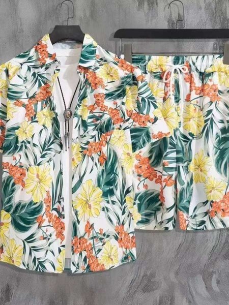 Culotte avec chemise hawaï