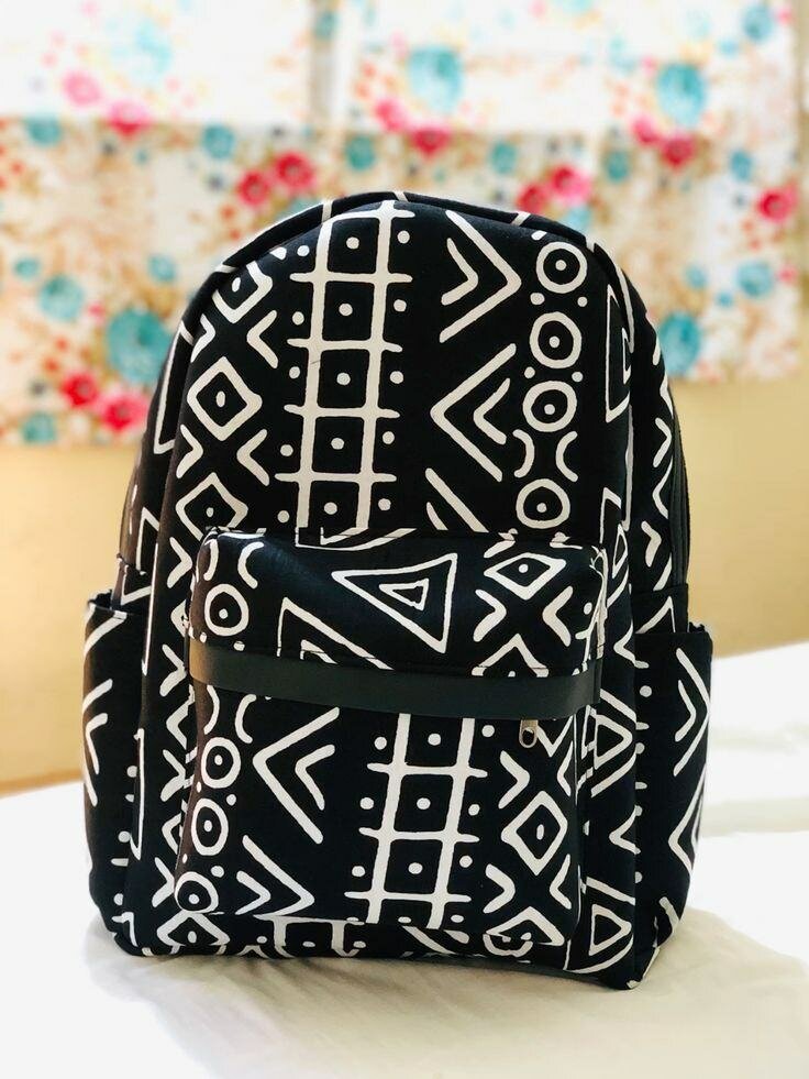 Sac à dos moderne imprimé ethnique